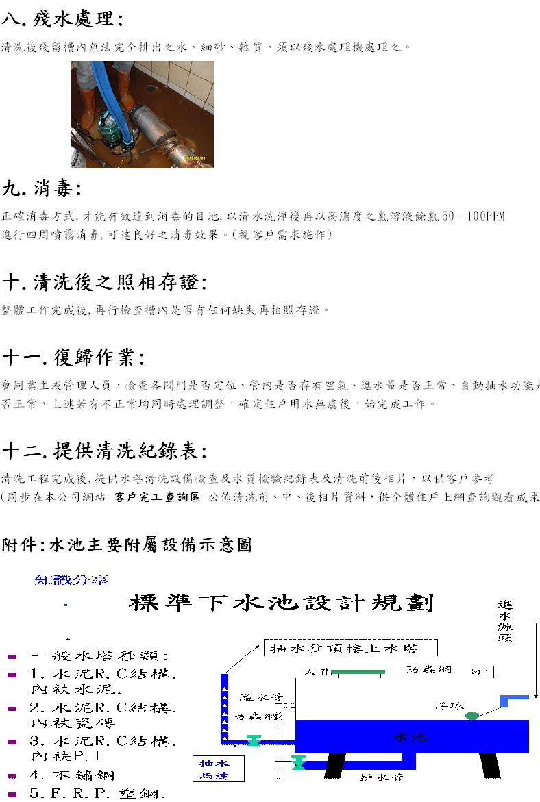 水塔清洗流程