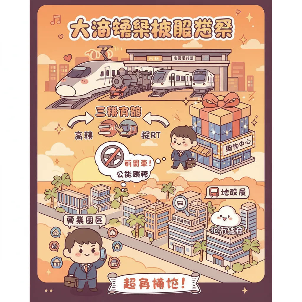 臺中娛樂城進駐交通轉運樞紐，帶動區域發展成為商業地標