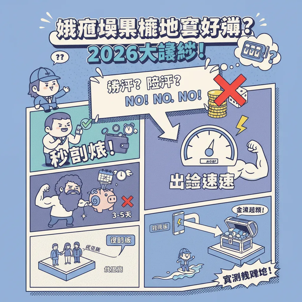 想知道哪個娛樂城比較好贏？評比熱門博弈平臺的出金速度